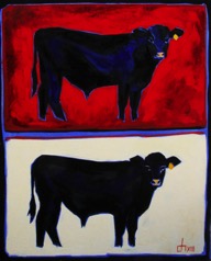 Blue Black Bull
sold